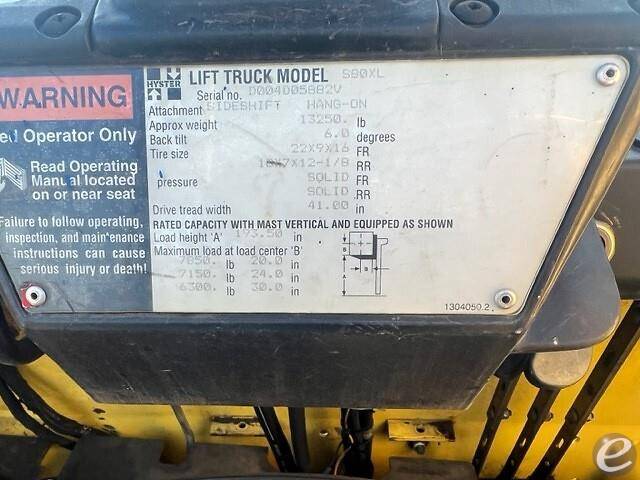 1998 Hyster S80XL2 LP Gas Forklift - 123Forklift
