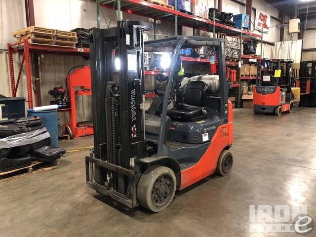 2016 Toyota 8FGCU20 LP Gas Forklift...