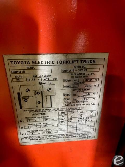 2017 Toyota 9BRU18