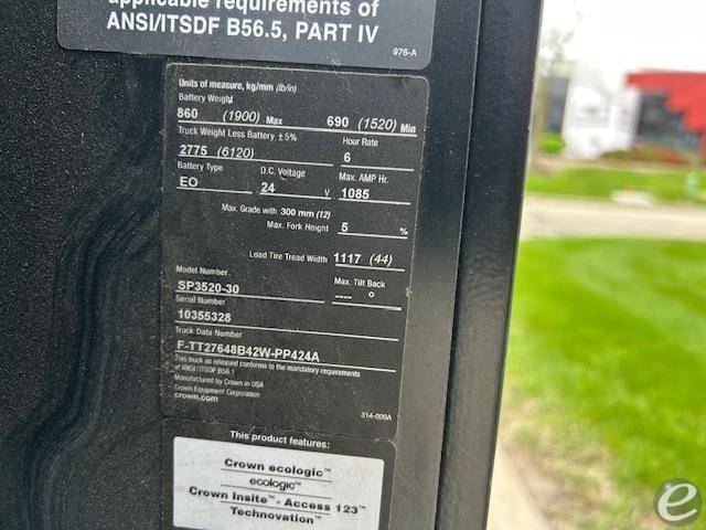 2021 Crown SP3520-30