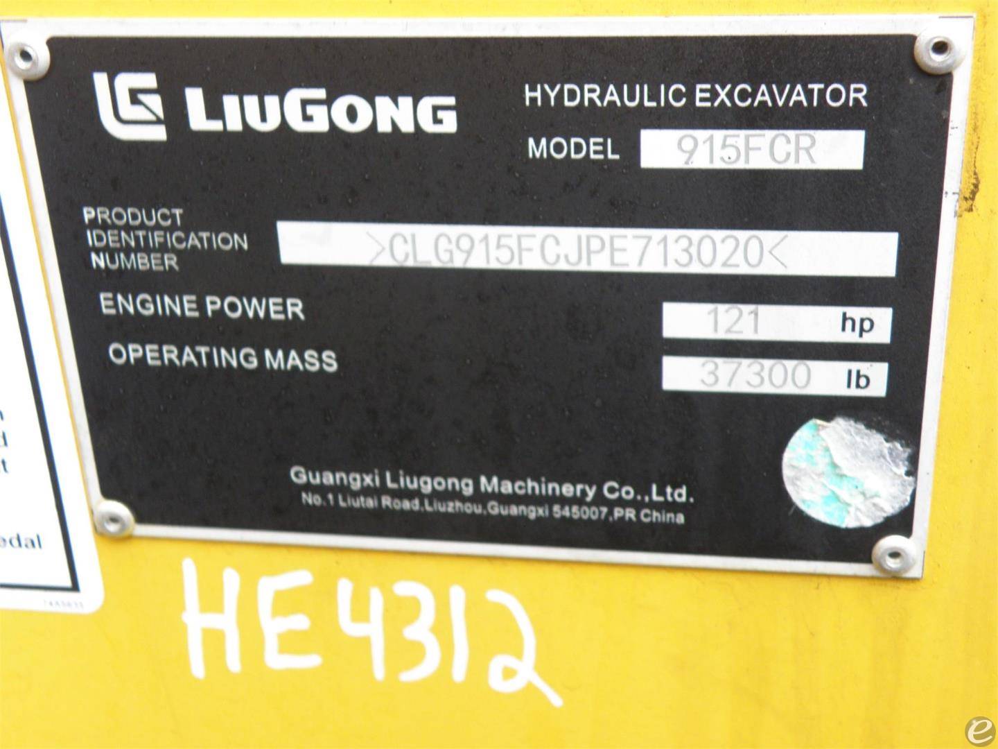 2023 Liugong 915F CR