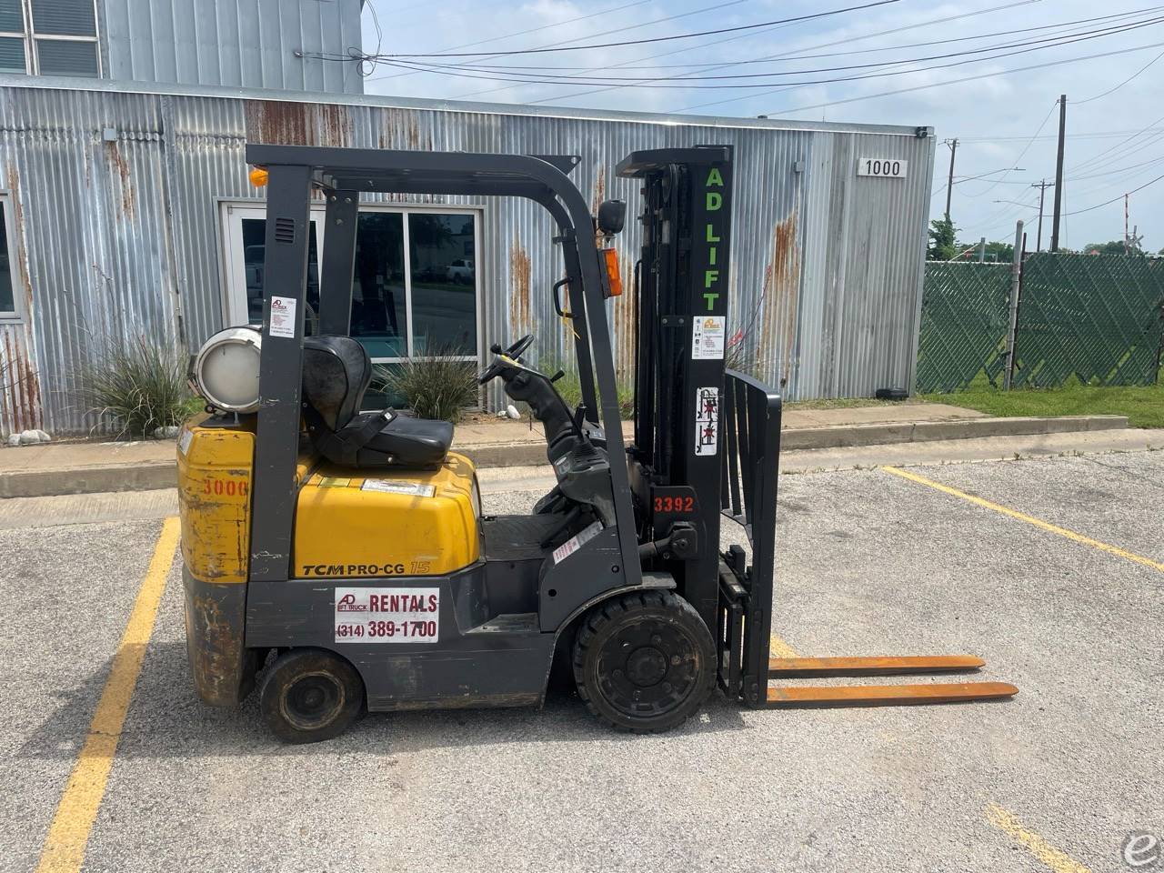 2013 TCM FCG15-4 LP Gas Forklift - 123Forklift