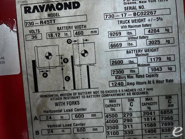 Raymond 730R45TT