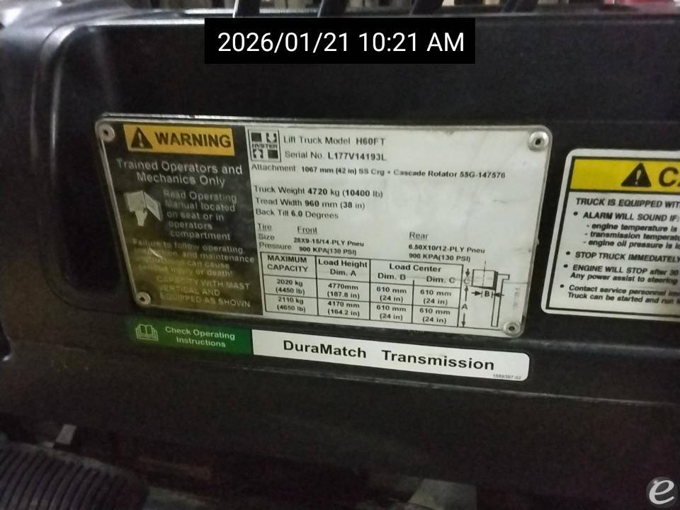 2013 Hyster H60FT