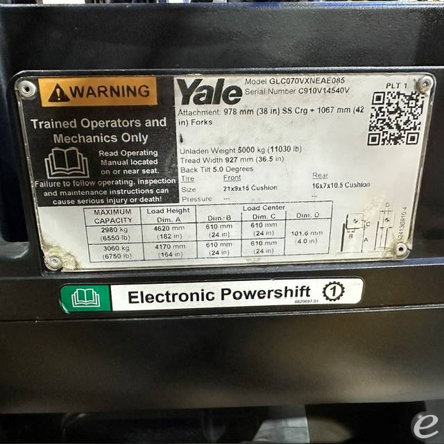 2021 Yale GLC070VX