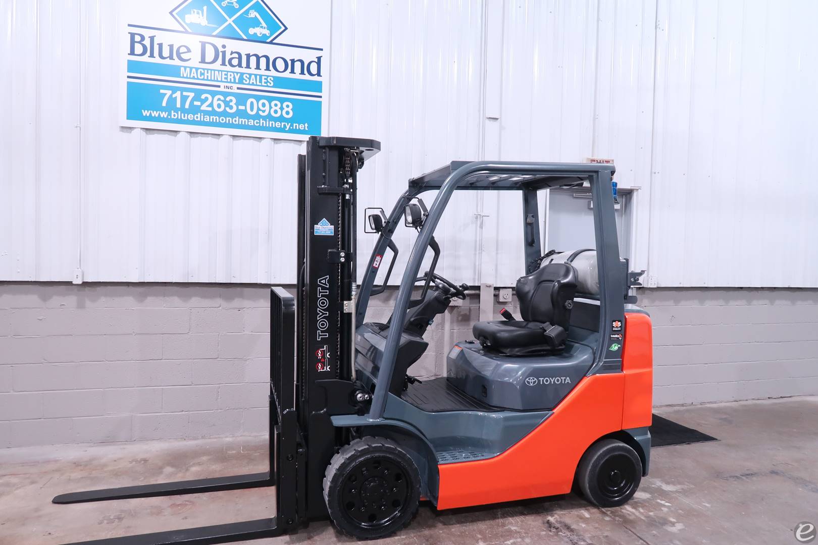 2018 Toyota 8FGCU25 LP Gas Forklift...