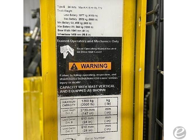 2015 Yale OS030BE Electric Order Picker - 123Forklift
