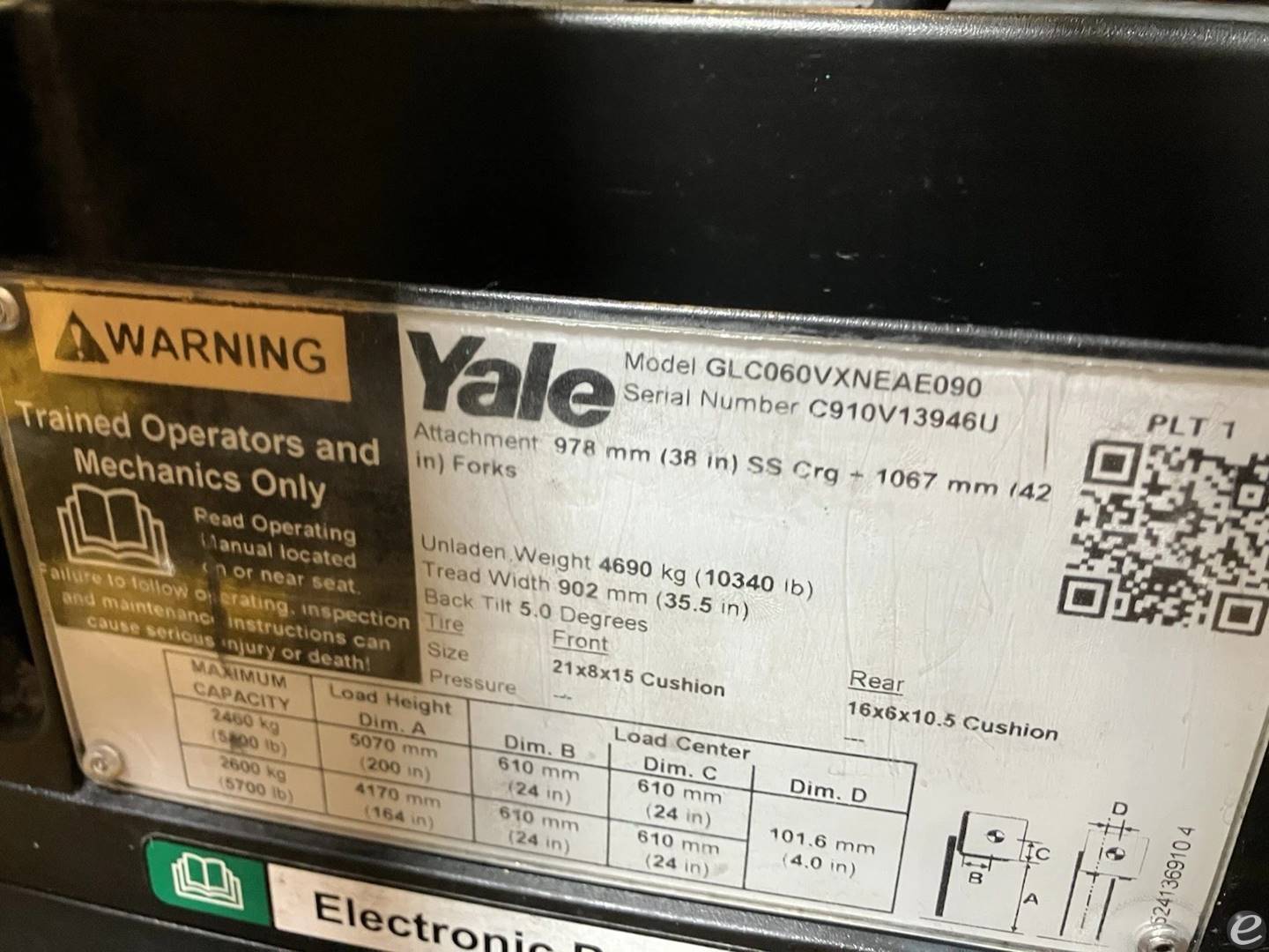 2020 Yale GLC060