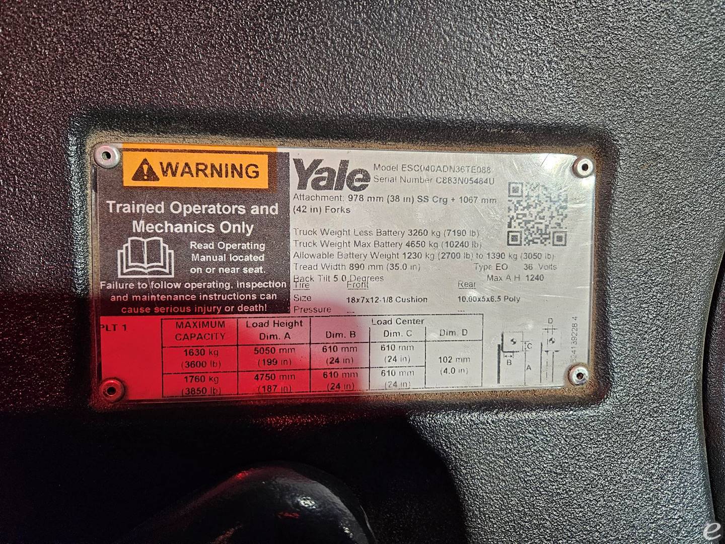 2020 Yale ESC040AD
