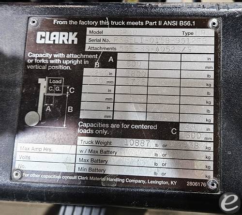 2000 Clark CGP30