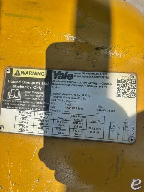 2018 Yale GLP050MX