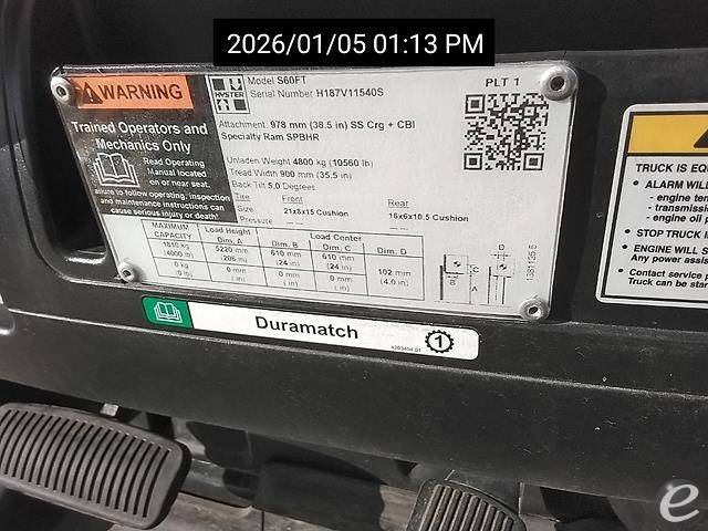 2018 Hyster S60FT