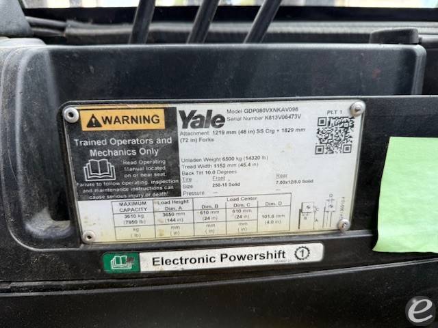 2021 Yale GDP080VXNKAV098