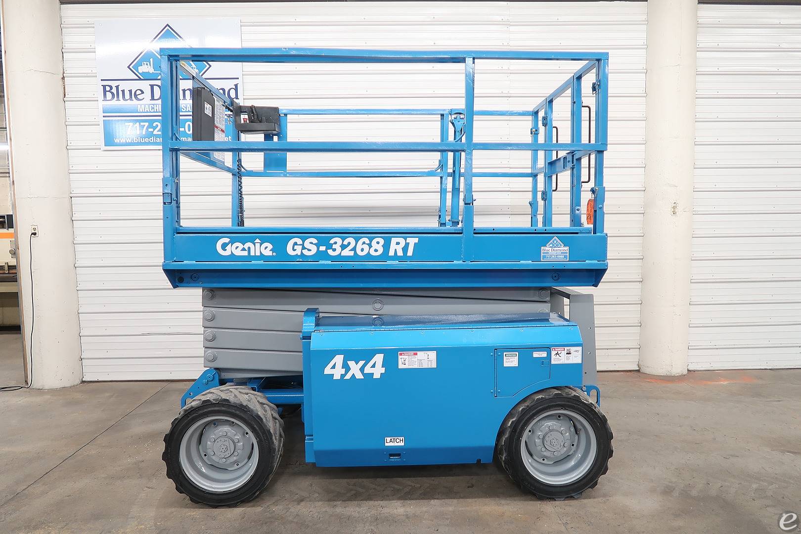 2007 Genie GS3268RT Diesel Scissor Lift - 123Forklift