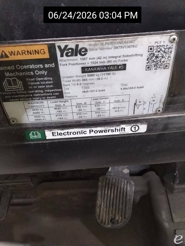 2020 Yale GP070VX