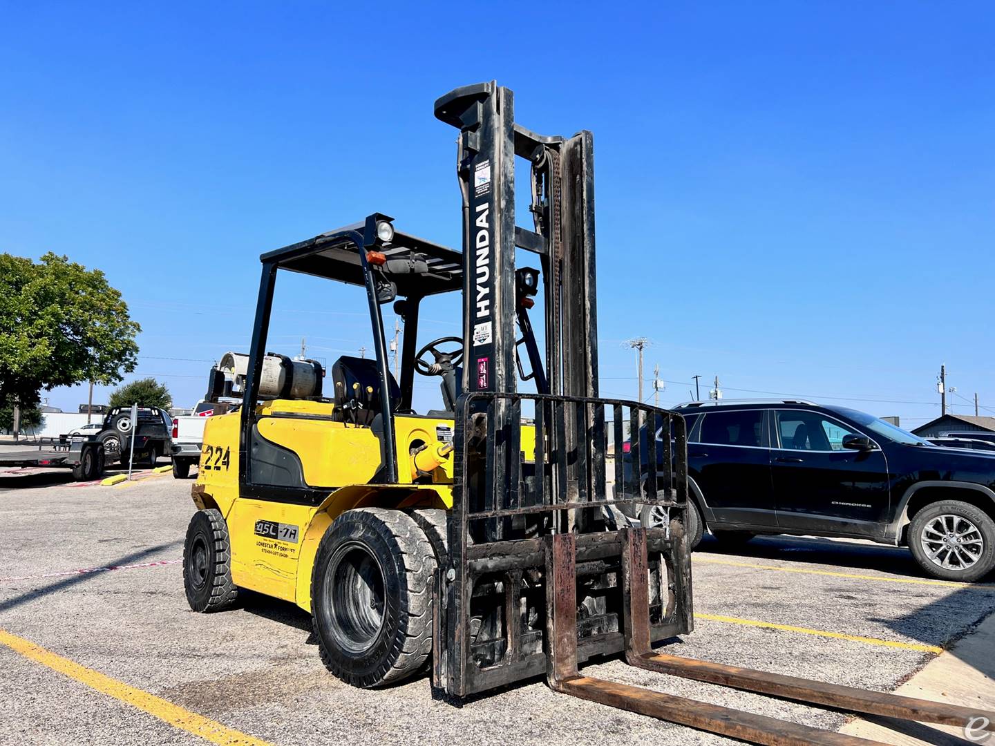 2014 Hyundai 45L-7A LP Gas Forklift - 123Forklift