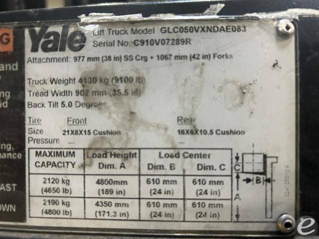 2017 Yale GLC050VXNDAE083