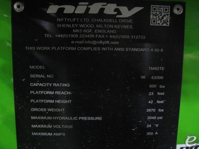 2023 NiftyLift TM42T