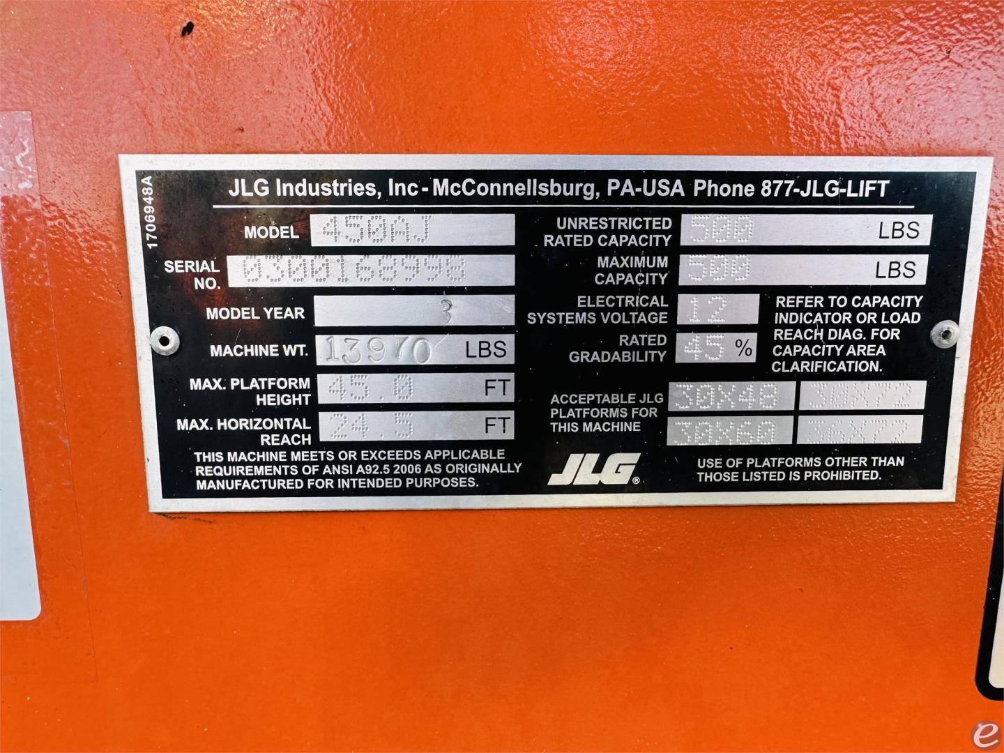 2013 JLG 450AJ II