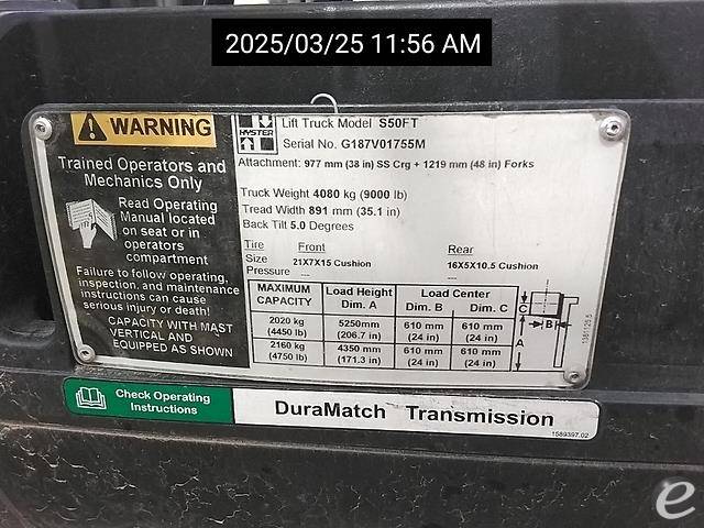 2014 Hyster S50FT