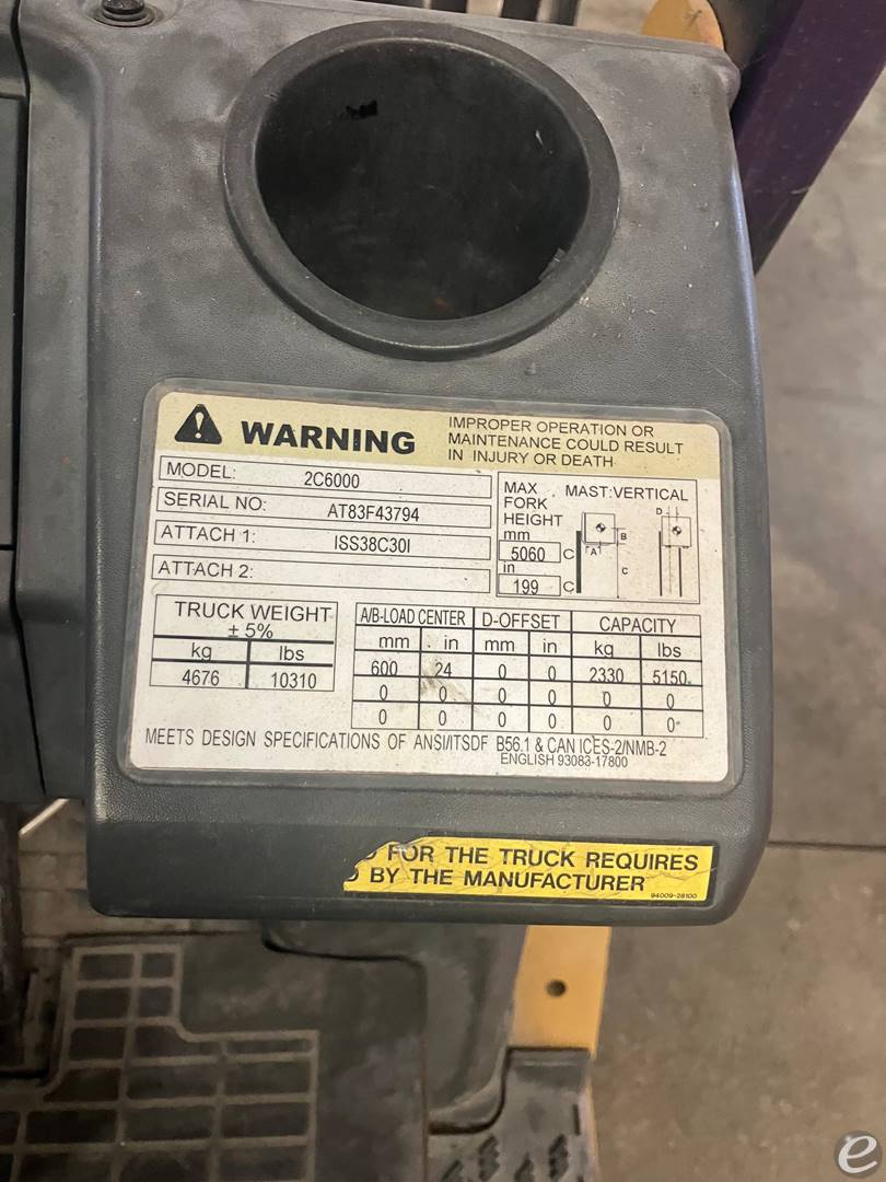 2020 Cat 2C6000