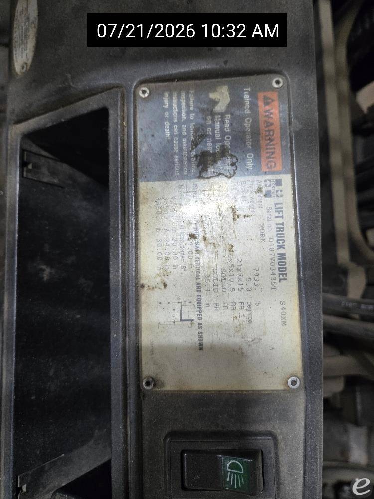 1996 Hyster S40XM