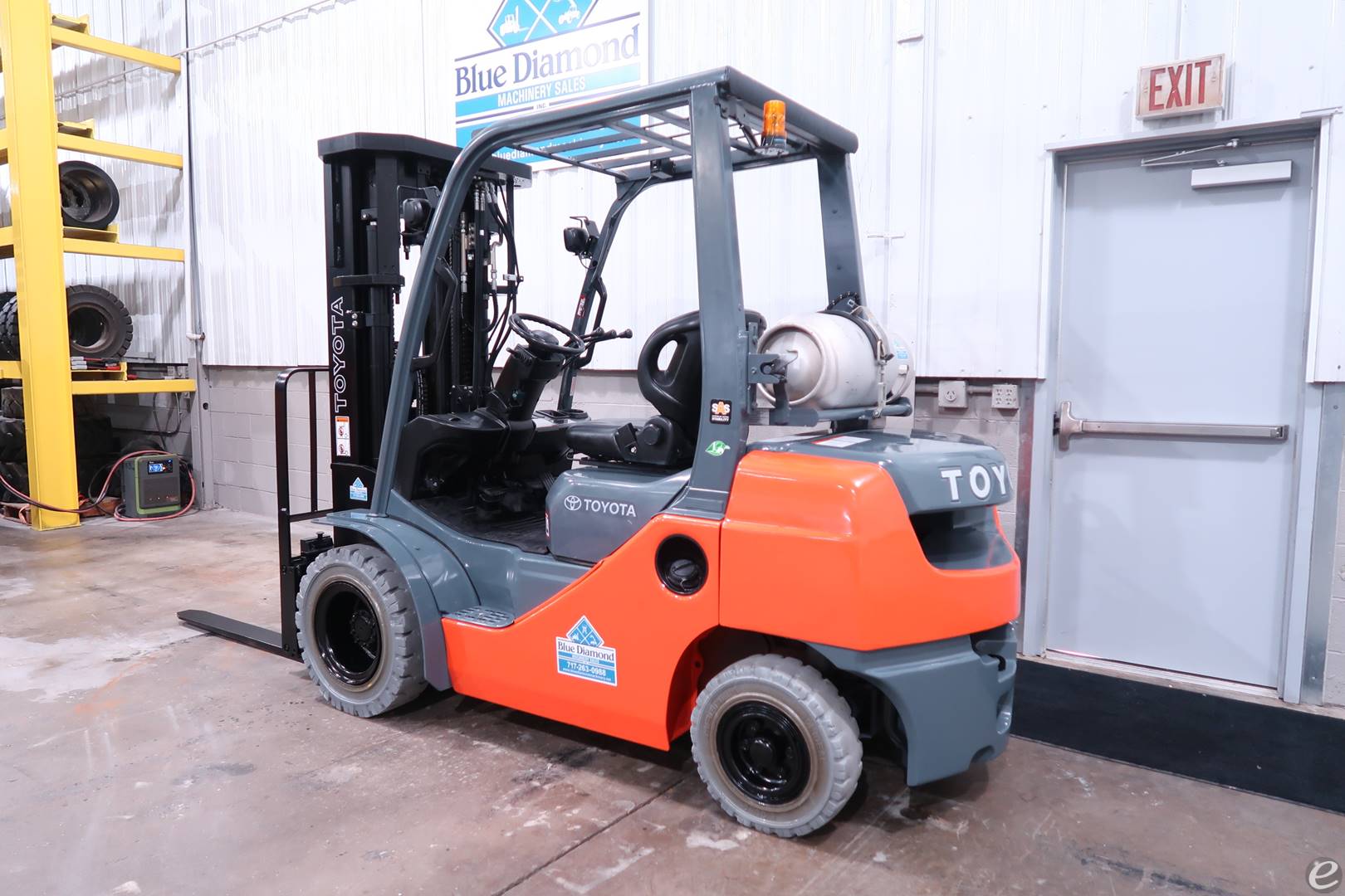 2015 Toyota 8FGU25 Dual Fuel Forklift - 123Forklift