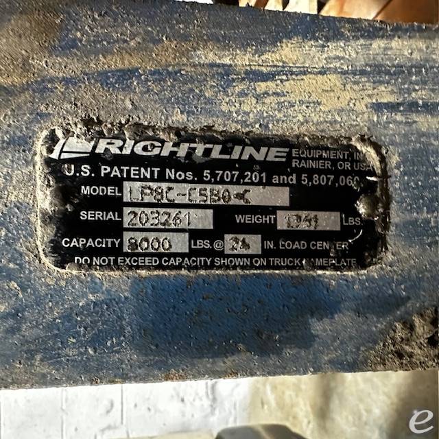 2018 Rightline LP8C-C5B0-C