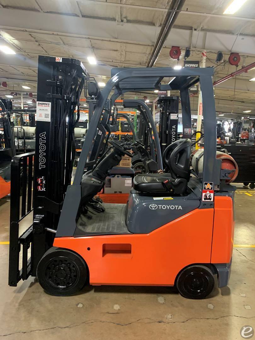 2018 Toyota 8FGCU15 LP Gas Forklift...
