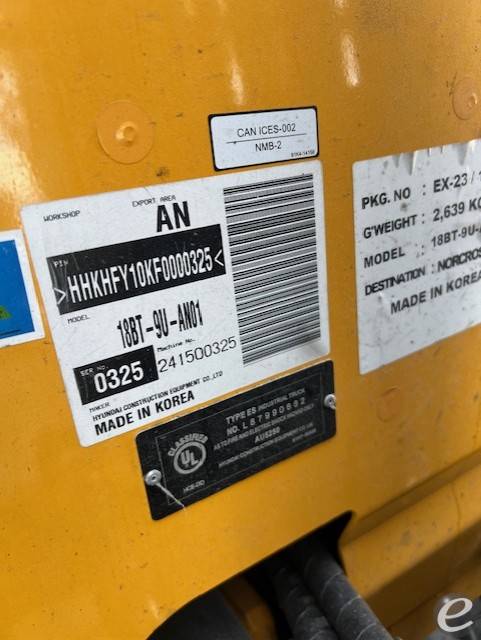 2021 Hyundai 18BT-9U