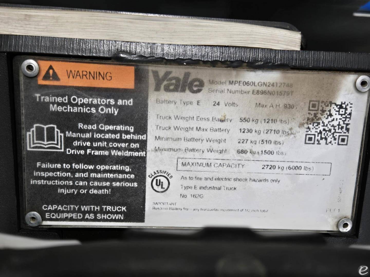 2019 Yale MPE060LG
