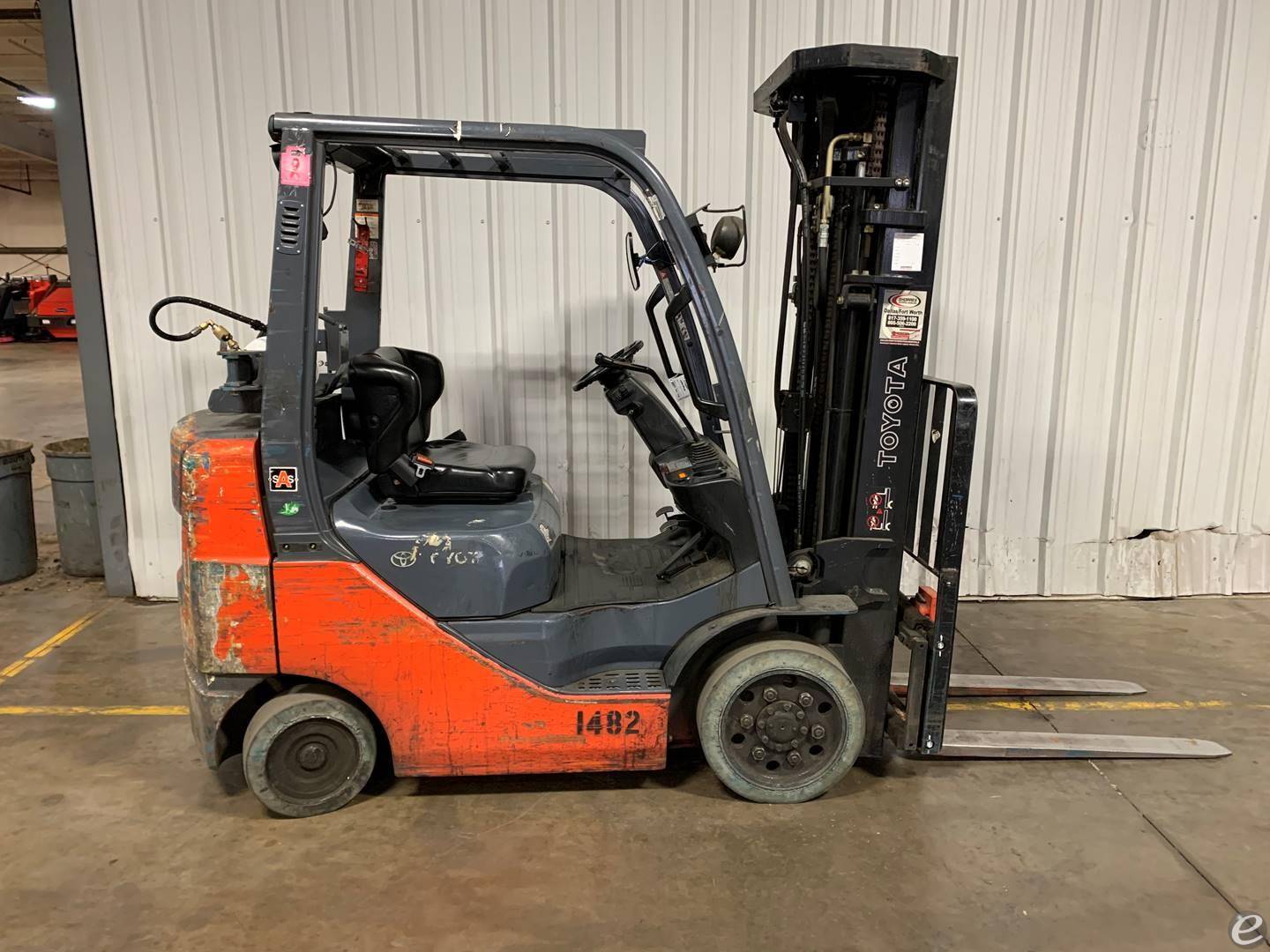 2018 Toyota 8FD80U Diesel Forklift