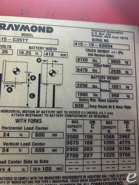 Raymond 415C35TT