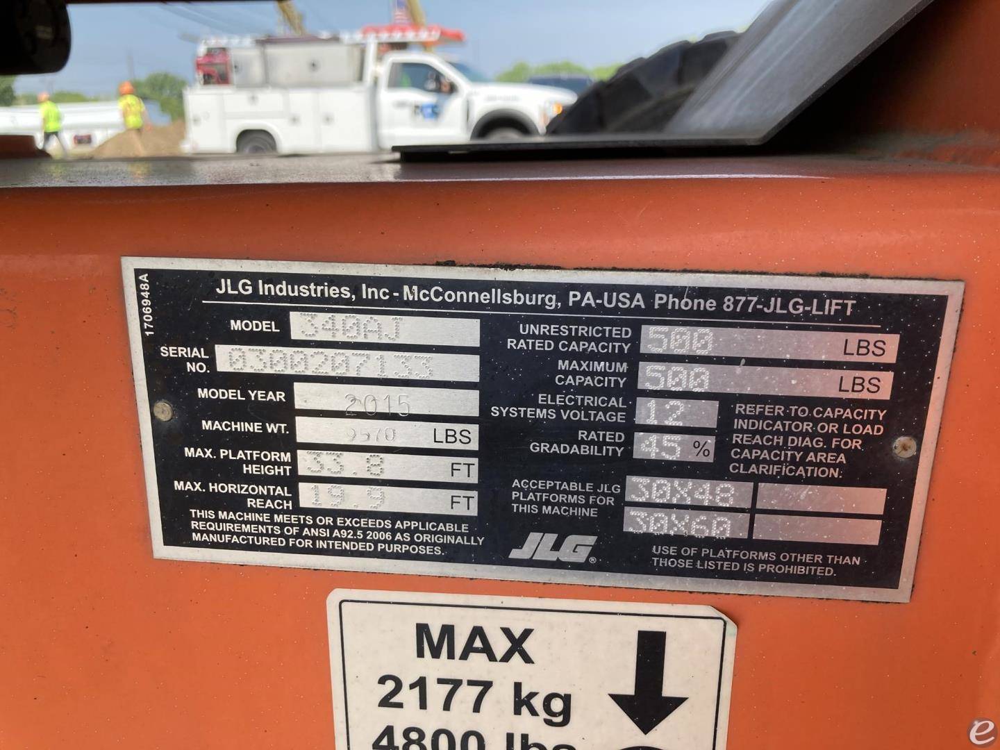 2015 JLG 340AJ