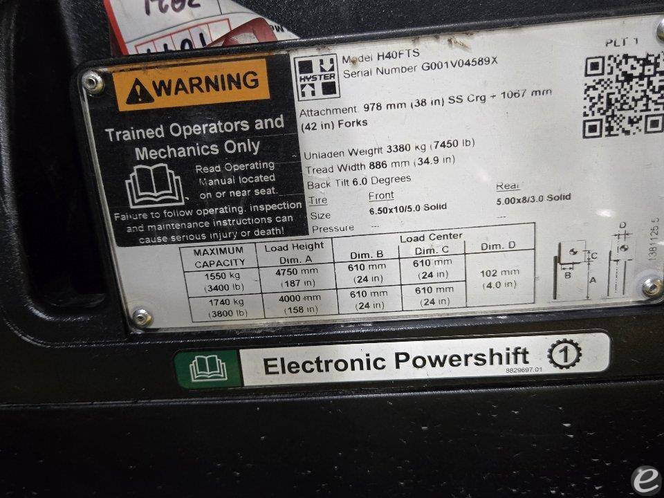 2023 Hyster H40FTS