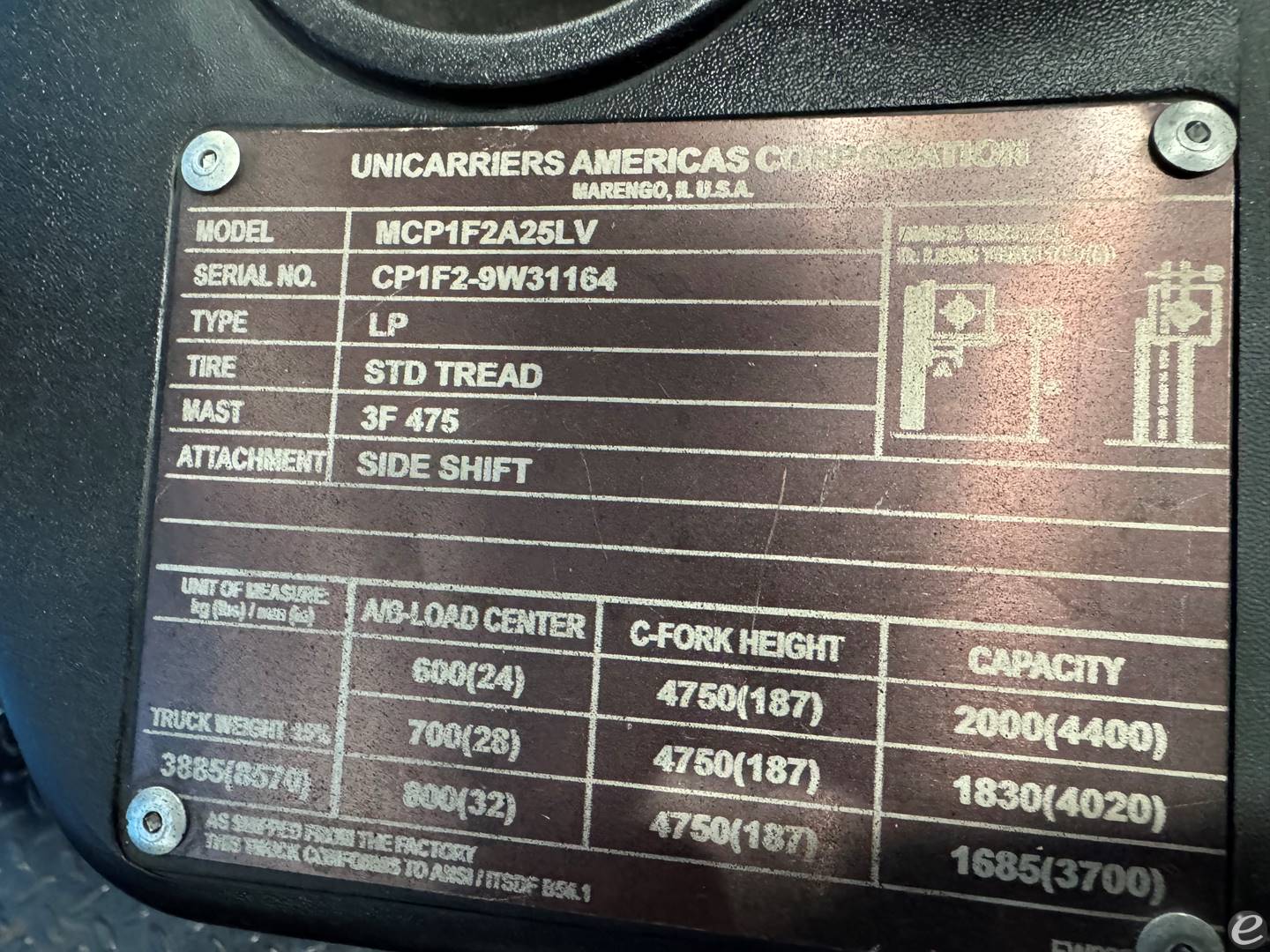 2019 Unicarriers CF50