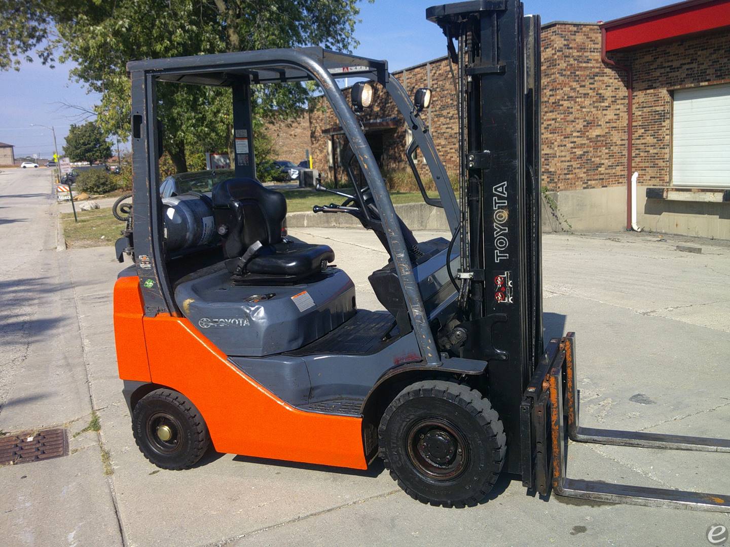 2018 Toyota 8FGU18 LP Gas Forklift