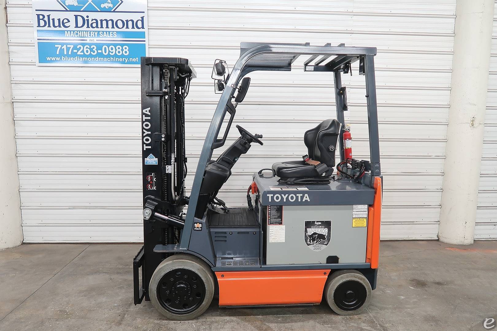 2015 Toyota 8FBCHU25 Electric Forklift - 123Forklift