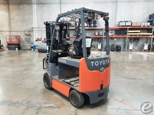 2017 Toyota 8FBCHU25 Electric Forklift - 123Forklift