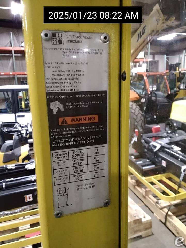 2016 Hyster R30XMS3