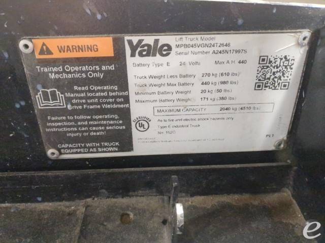 2017 Yale MPB045VGN24T2646