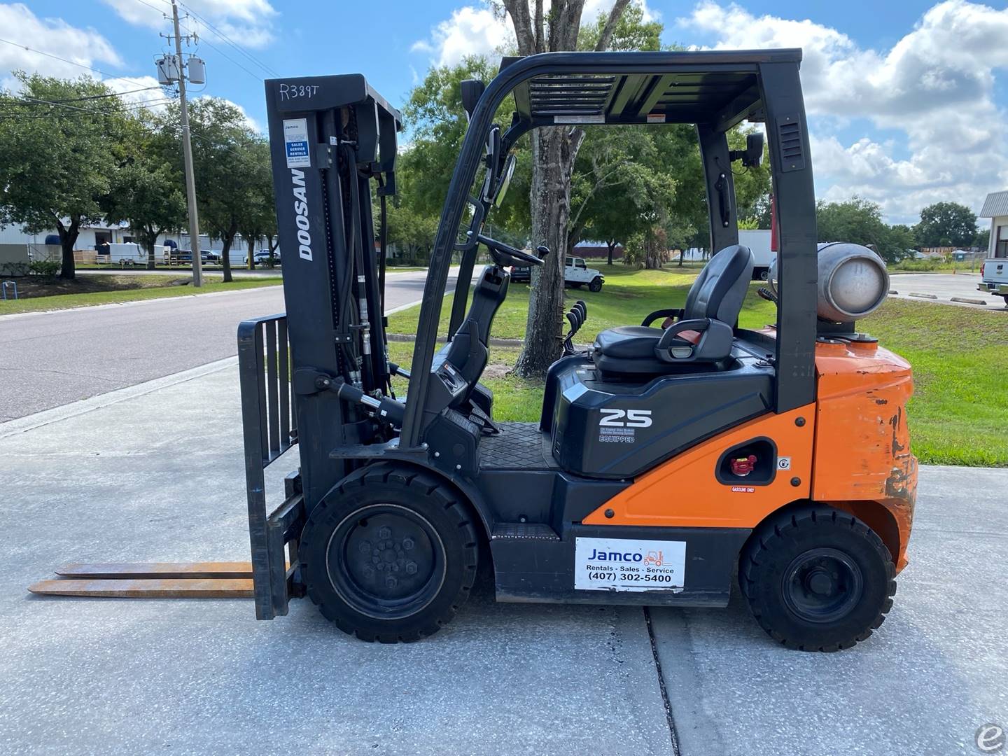 2019 Doosan G25N-7 Dual Fuel Forklift - 123Forklift