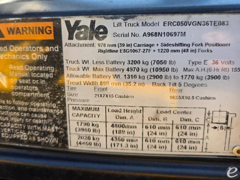 2014 Yale ERC050VG
