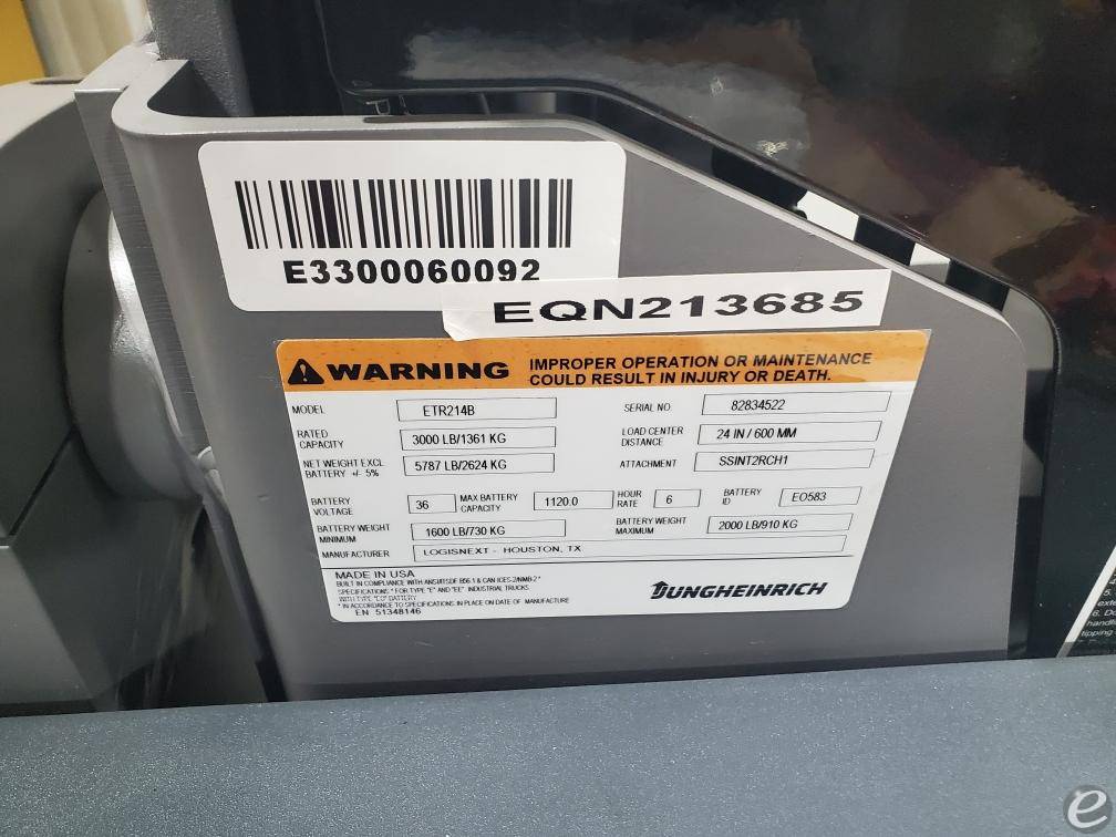 2025 Jungheinrich ETR214B