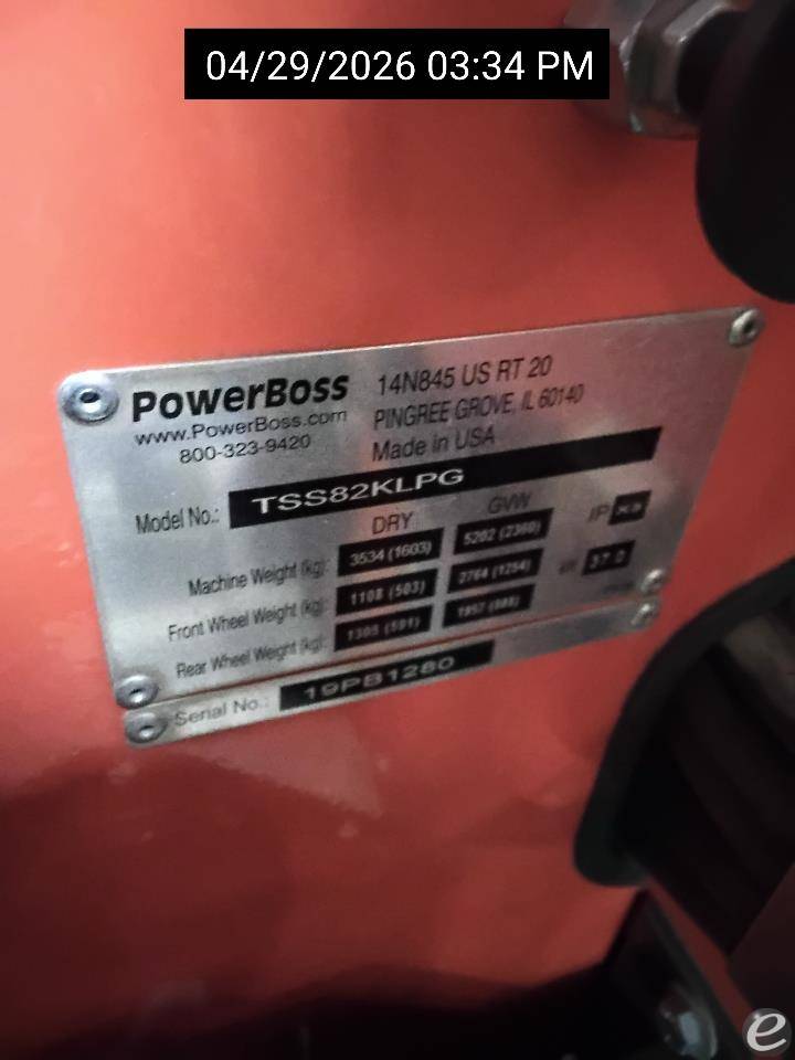 2019 Power Boss TSS82KLPG