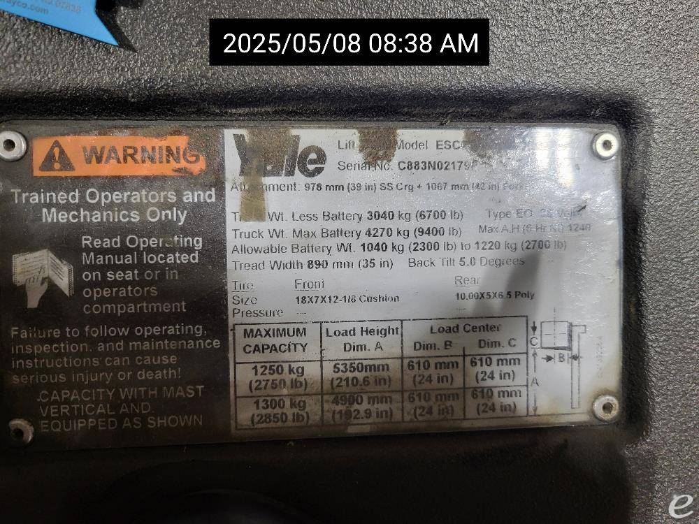 2016 Yale ESC030AD