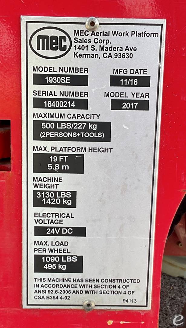 2017 1930SE