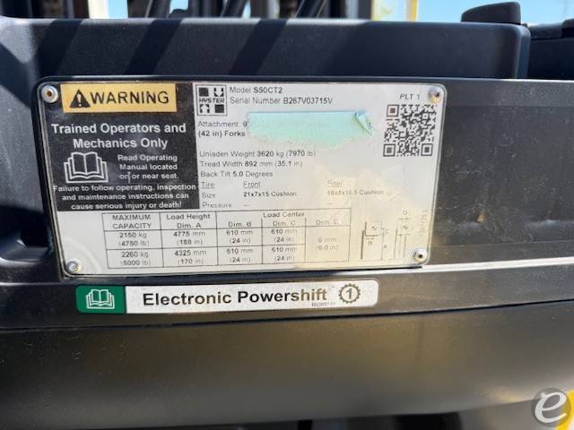 2021 Hyster S50CT2