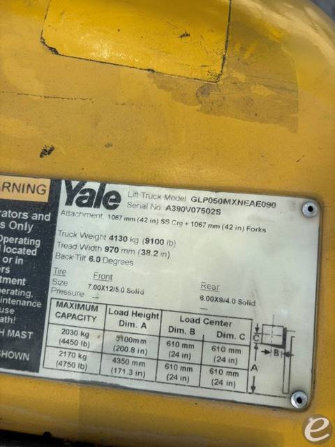 2018 Yale GLP050MX