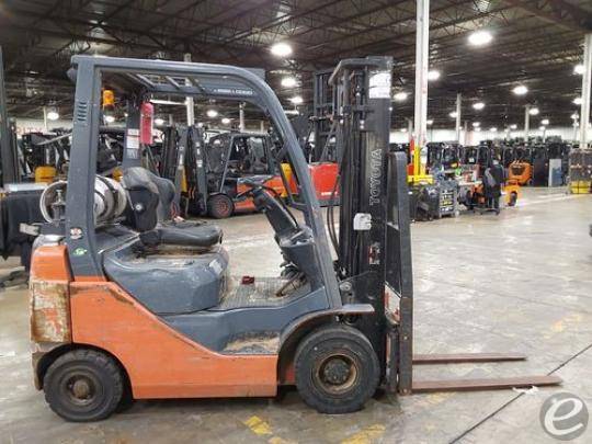 2019 Toyota 8FGU18 LP Gas Forklift